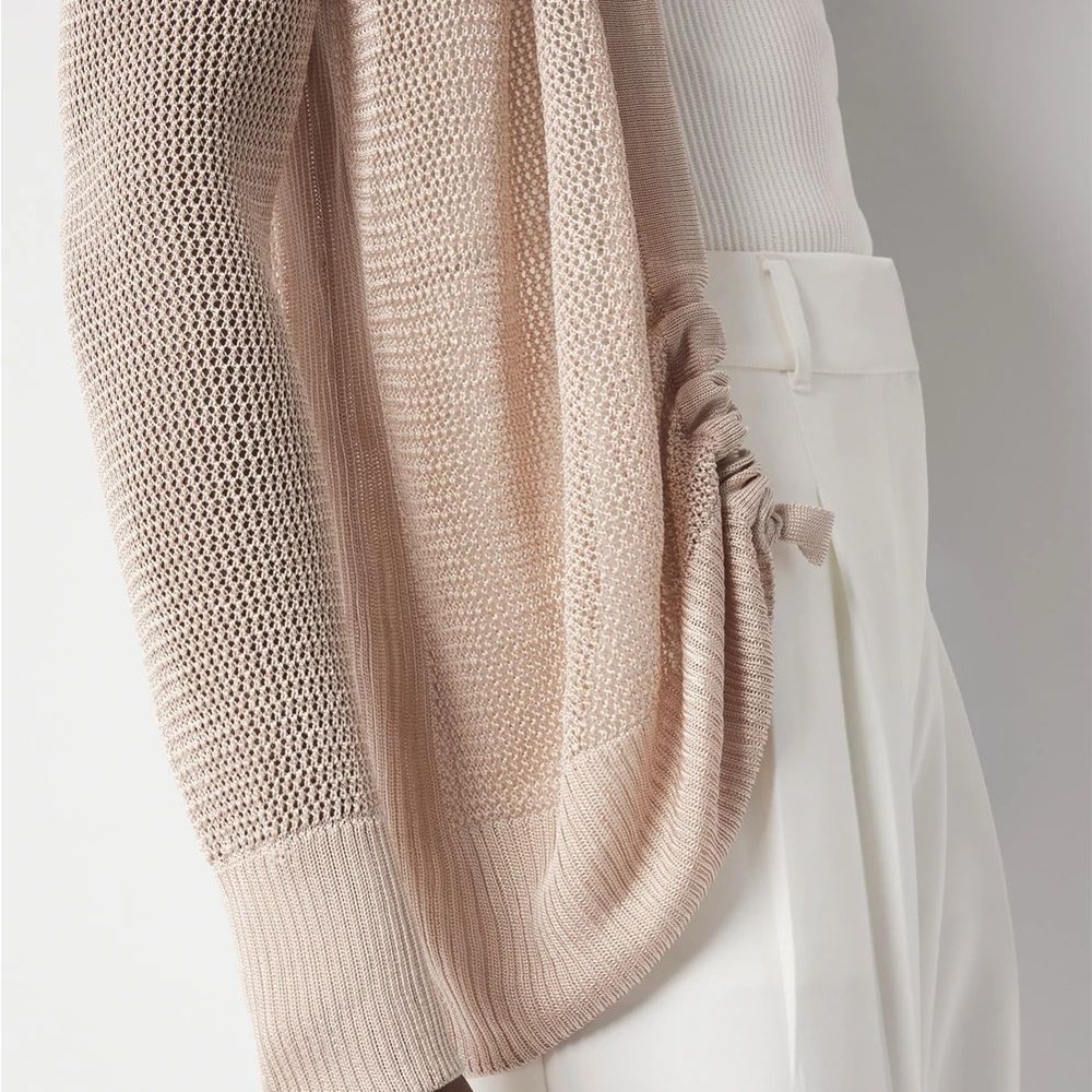 White House Black Market Cream Cardigan - Picture 3 of 9